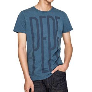Pepe Jeans pánské modré tričko Justus - XXL (579)